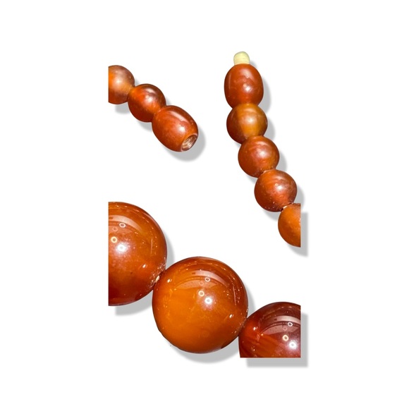 Honey Amber 30” graduated Necklace - Picture 14 of 16